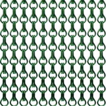Kettinggordijn grof groen